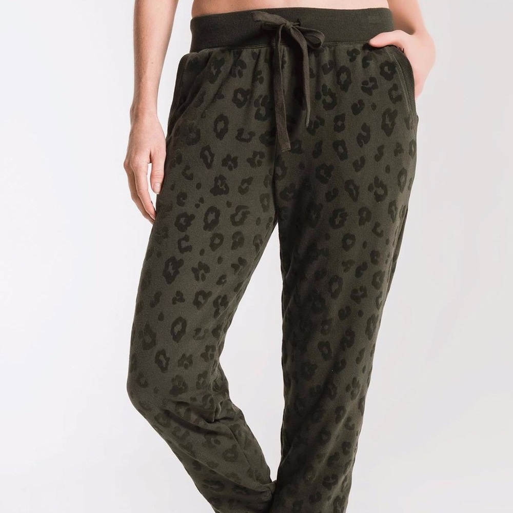 Animal Flocked Jogger